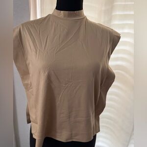 Elegant Beige Women's Top